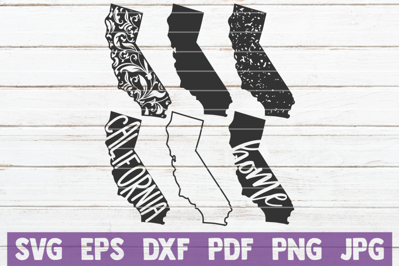 california-state-svg-cut-files