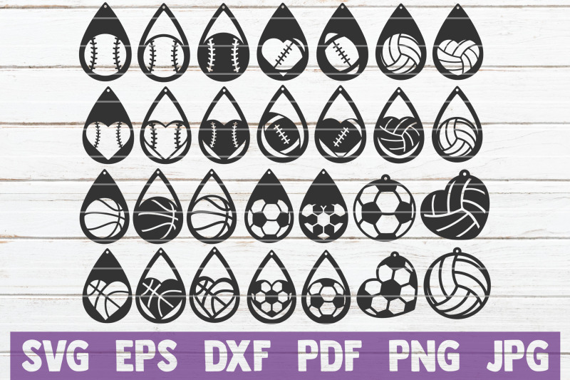 sports-earrings-svg-bundle-vector-cut-files