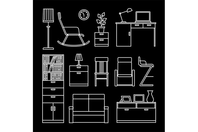 home-accessories-and-furniture-icons