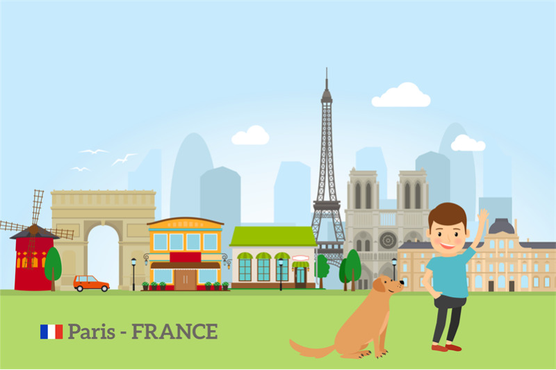 little-boy-with-dog-in-paris