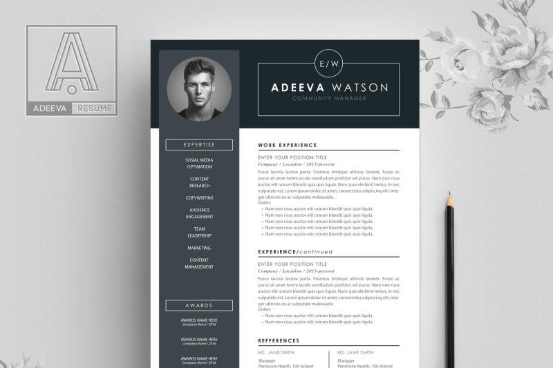 professional-resume-template-watson