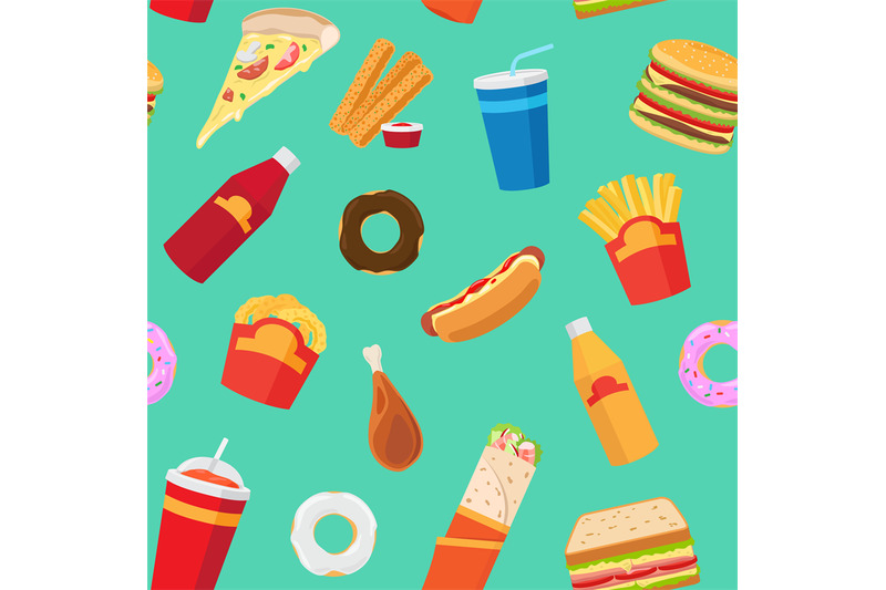 vector-fast-food-pattern