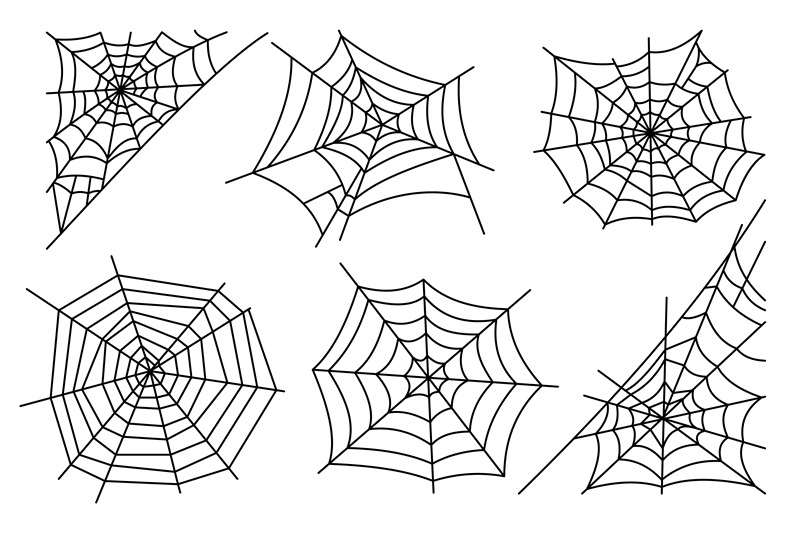 halloween-spider-web-icons