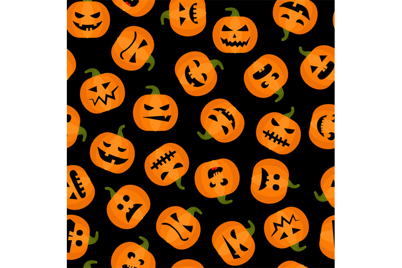 halloween-pumpkin-adorable-seamless-background