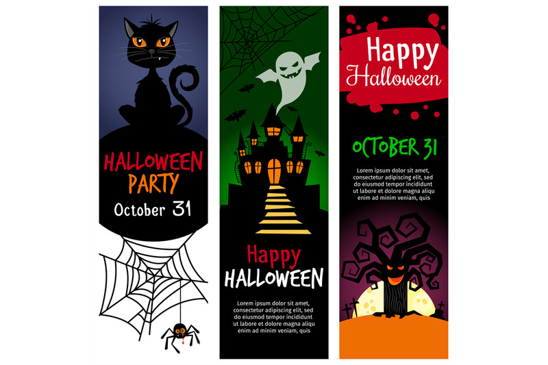 halloween-vertical-banners