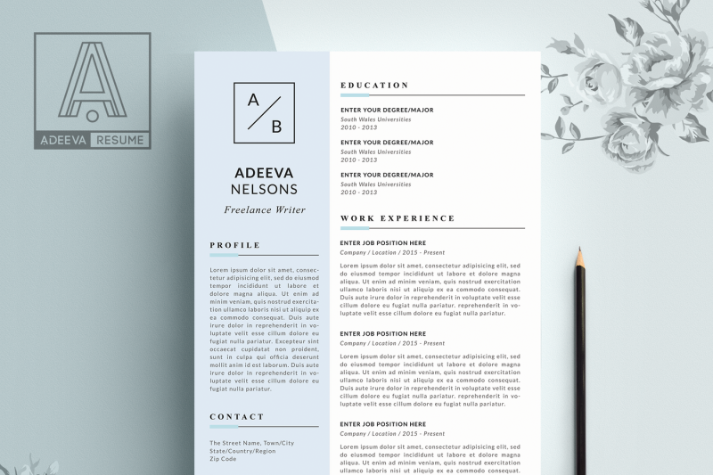 simple-resume-template-nelson