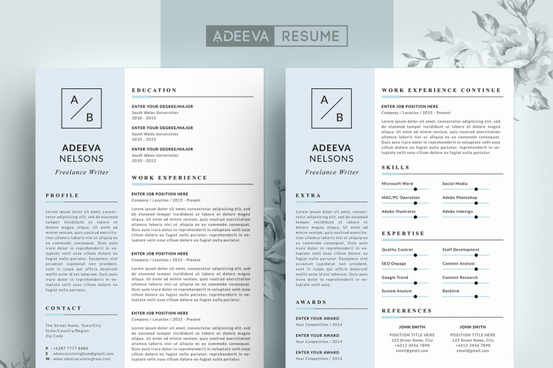 simple-resume-template-nelson