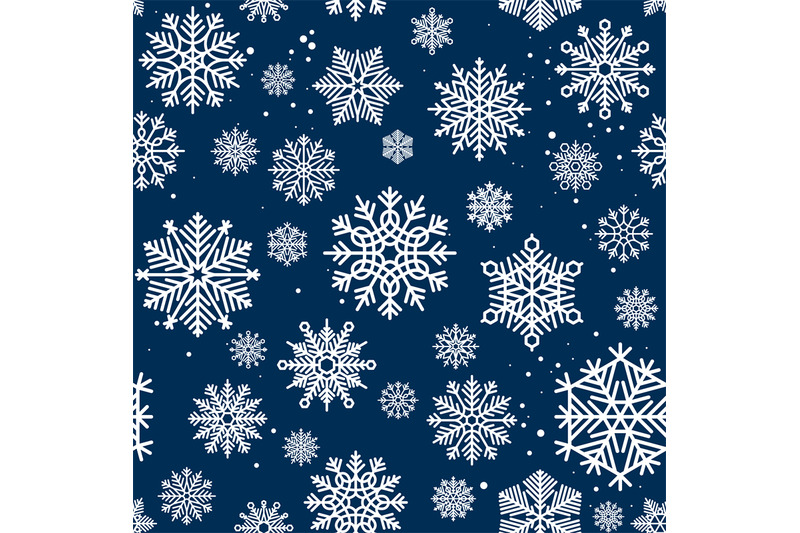 snowflakes-seamless-pattern