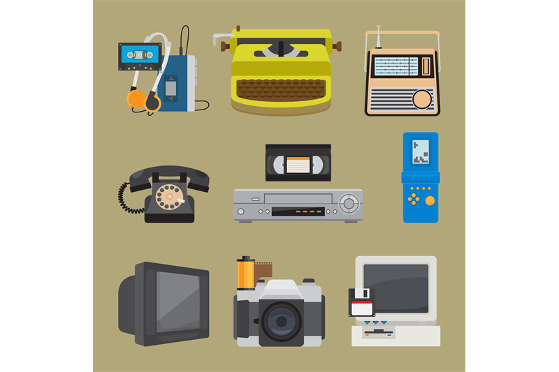retro-gadgets-icons