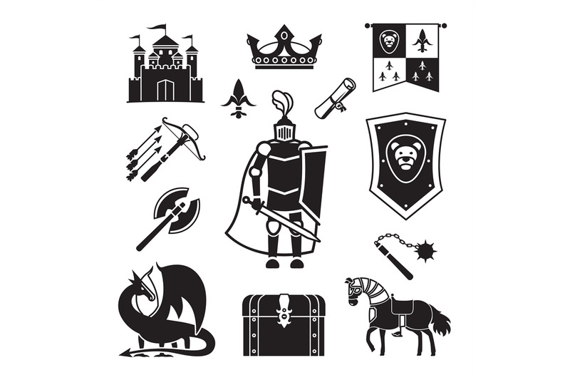 knighthood-in-middle-ages-icons