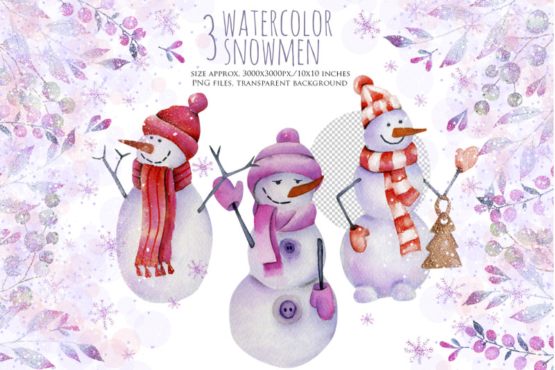 let-it-snow-watercolor-clipart