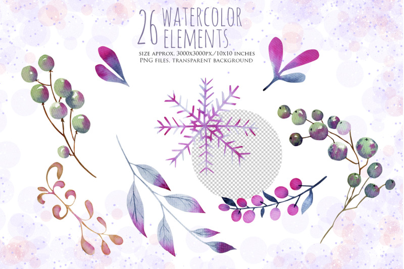 let-it-snow-watercolor-clipart