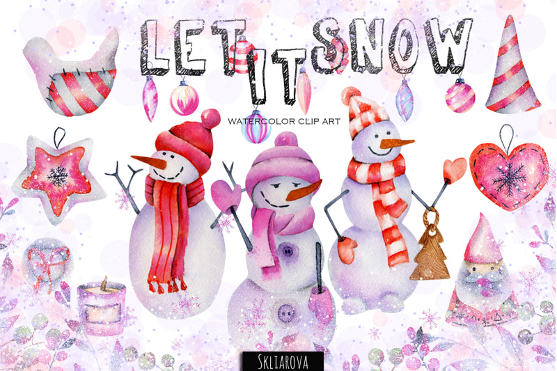 let-it-snow-watercolor-clipart