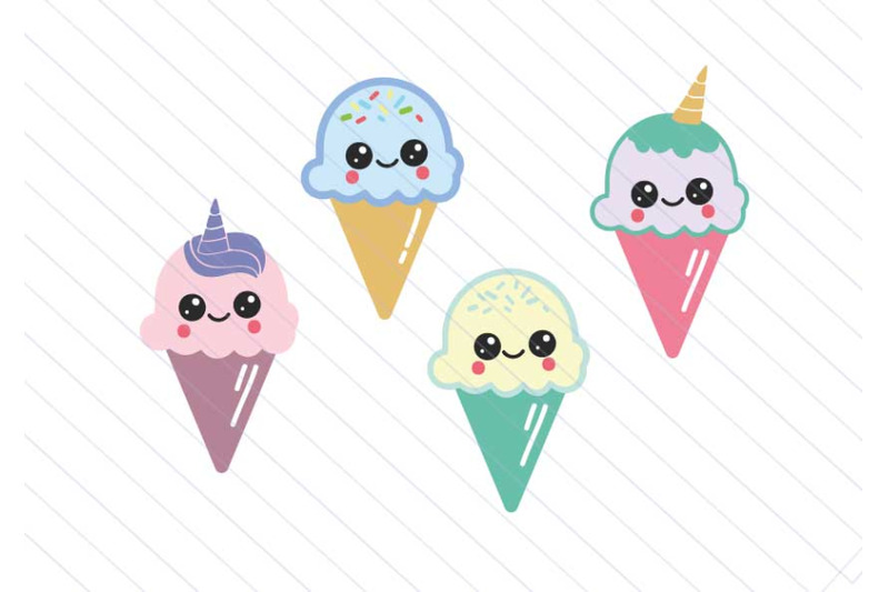 ice-cream-cone-svg-ice-cream-kawaii-clipart