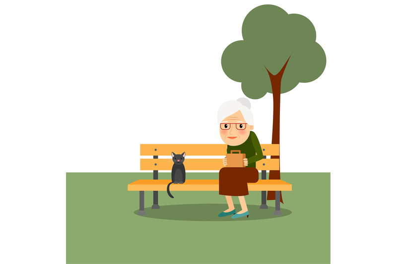 retirement-old-woman-in-park