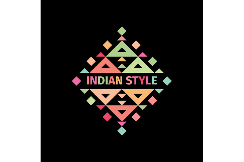 tribal-colorful-logo-indian-style