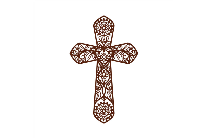 ornate-christian-cross-on-white
