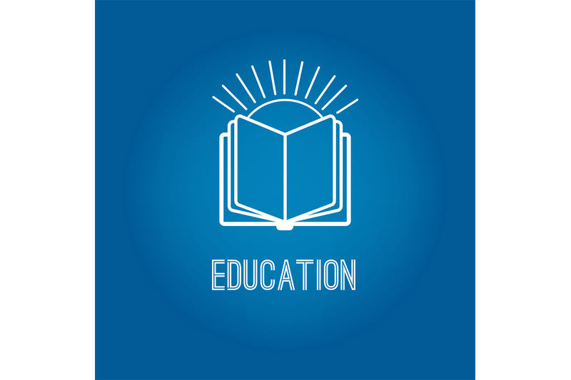 education-logo-with-open-book