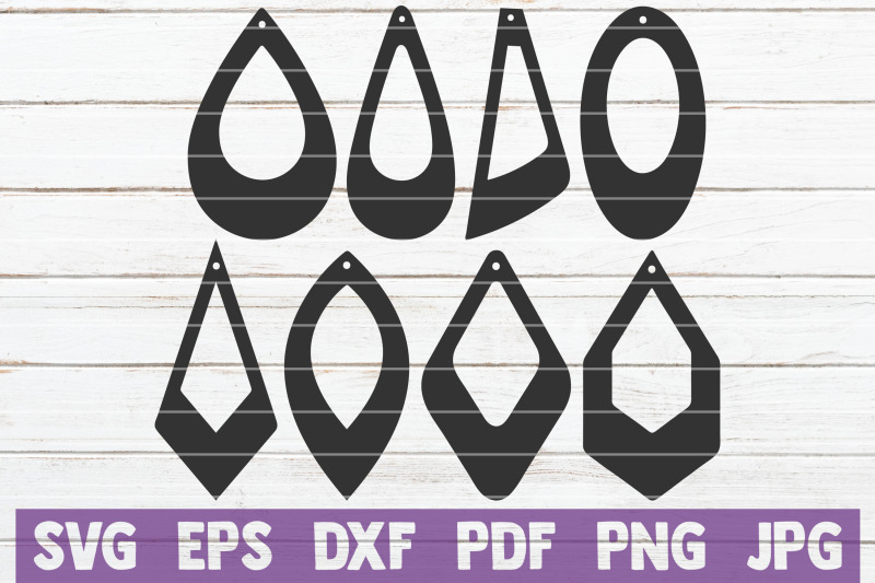earring-svg-cut-file-templates