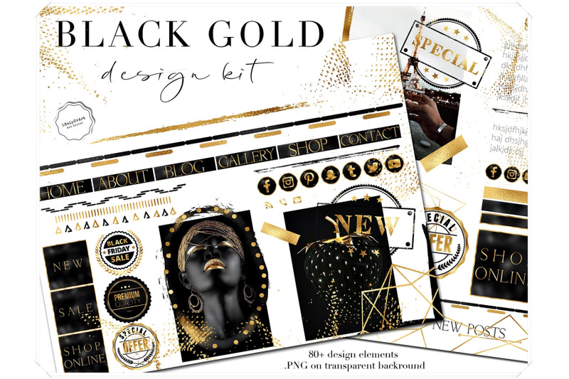 gold-on-black-design-bundle
