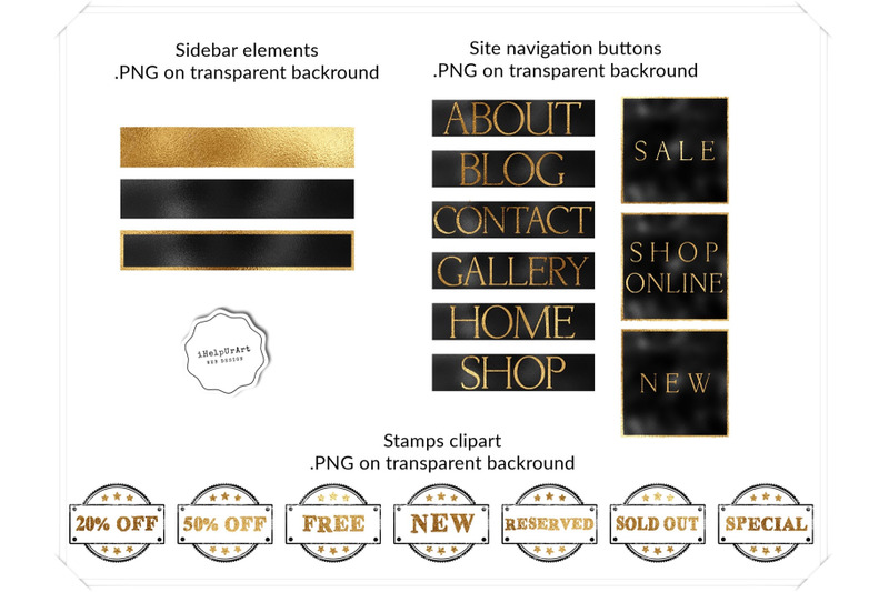 gold-on-black-design-bundle