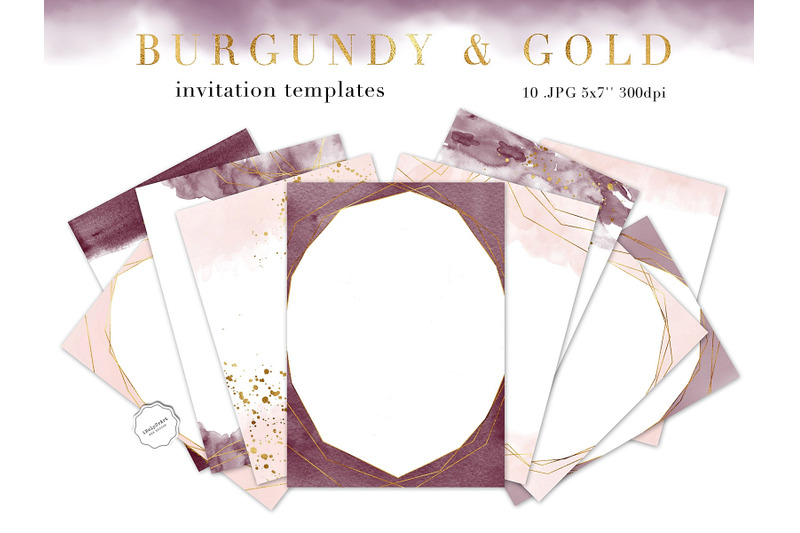 burgundy-and-gold-invitation-template