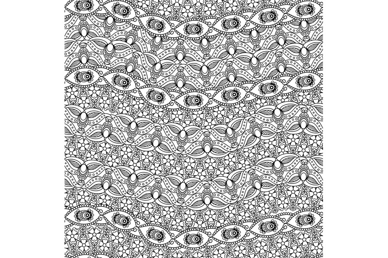 indian-black-and-white-seamless-pattern