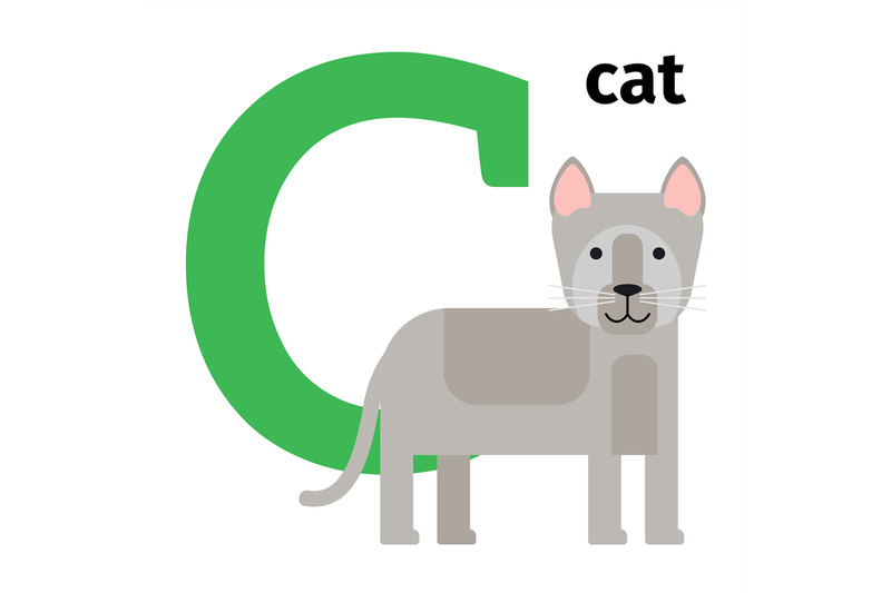 english-animals-zoo-alphabet-letter-c