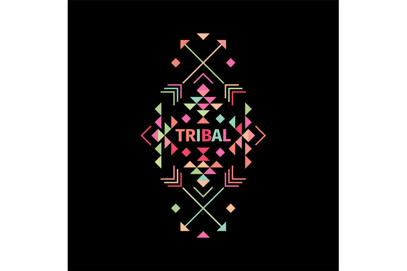 tribal-logo-with-geometric-shapes