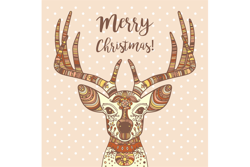 deer-head-with-ornament-merry-christmas
