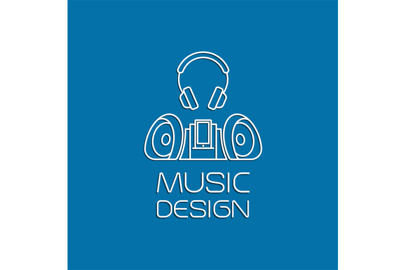 music-design-with-recorder-and-earphones
