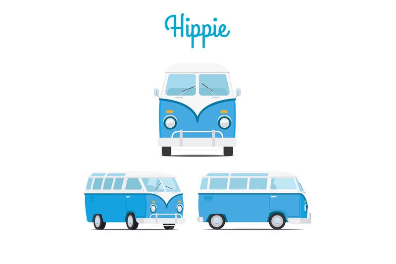 hippie-vintage-blue-mini-van