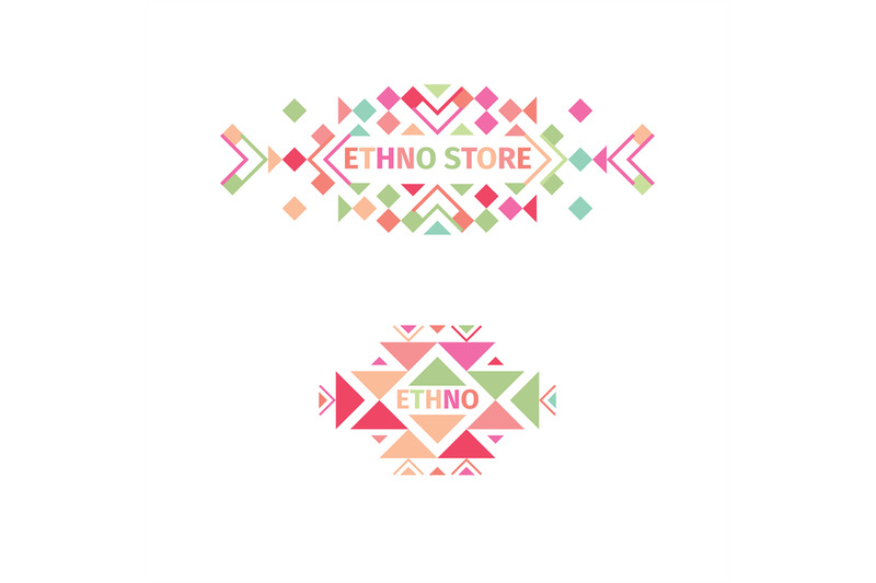 tribal-logo-set-on-white-background