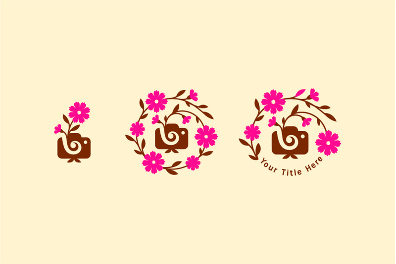 girl-photographer-logo-with-flower