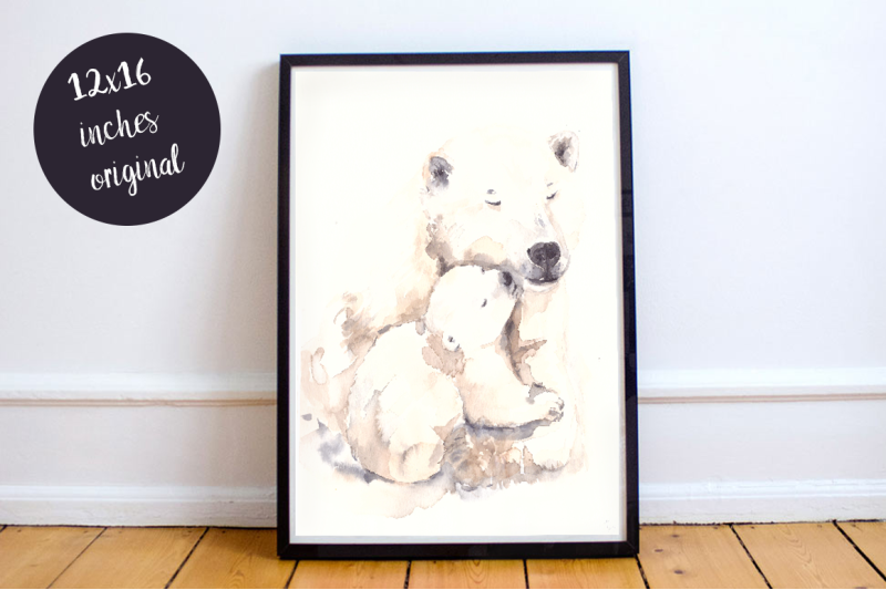 mother-and-baby-polar-bears-watercolor-print-and-clip-art