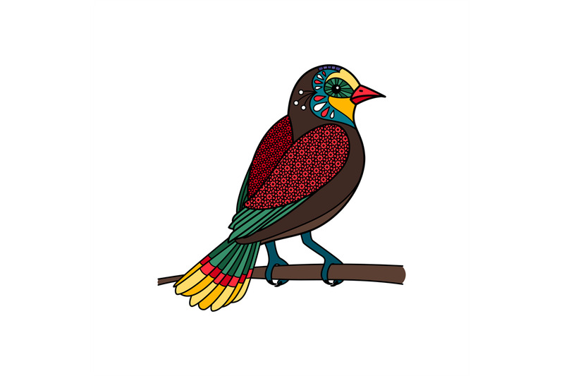 bird-with-floral-pattern