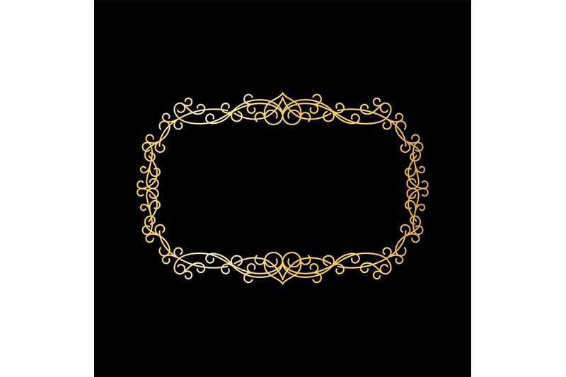 golden-vintage-ornamental-frame