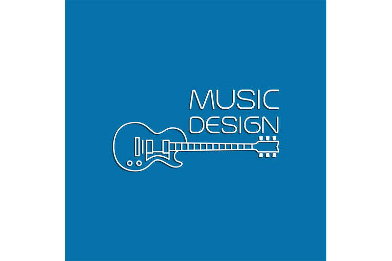 music-design-with-electric-guitar