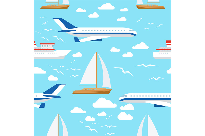 seamless-pattern-with-transport-and-clouds