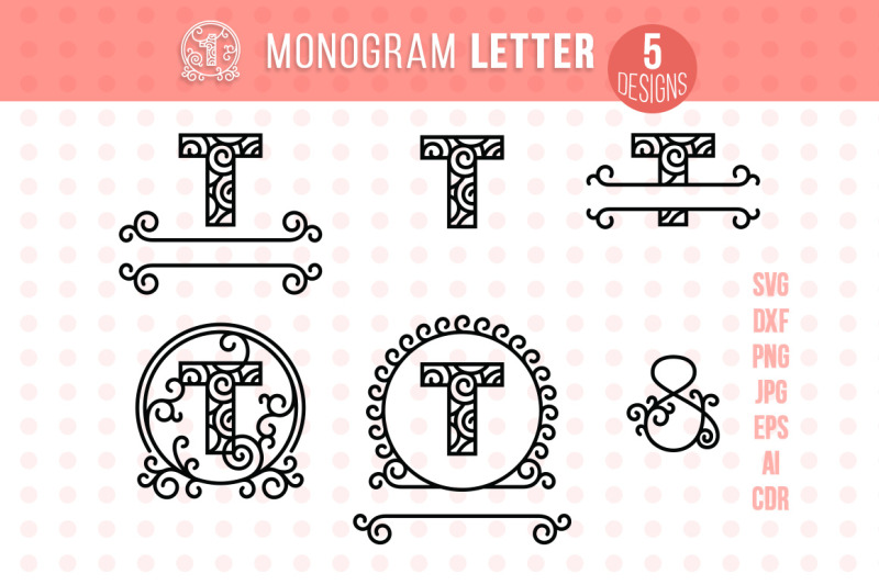 monogram-letter-t