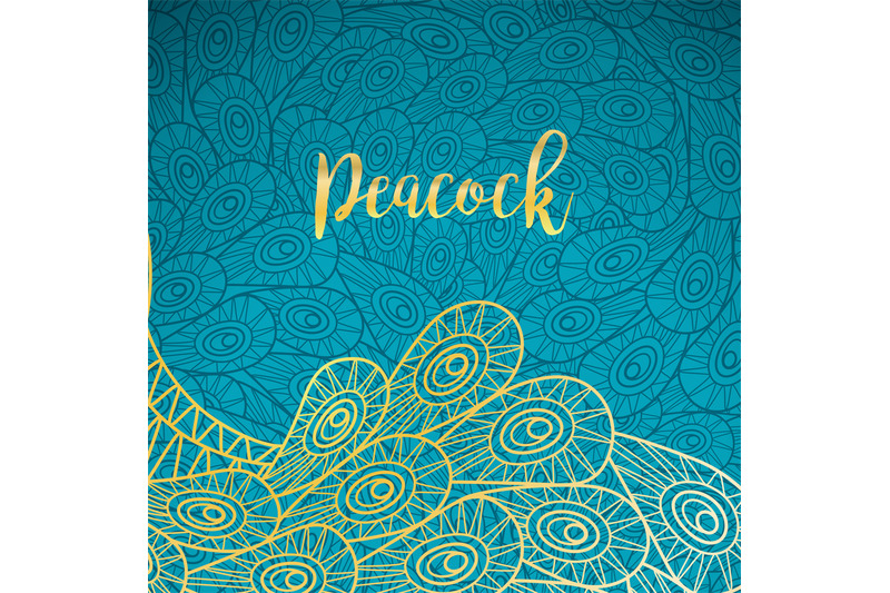 peacock-feathers-gold-and-turqiouse-background