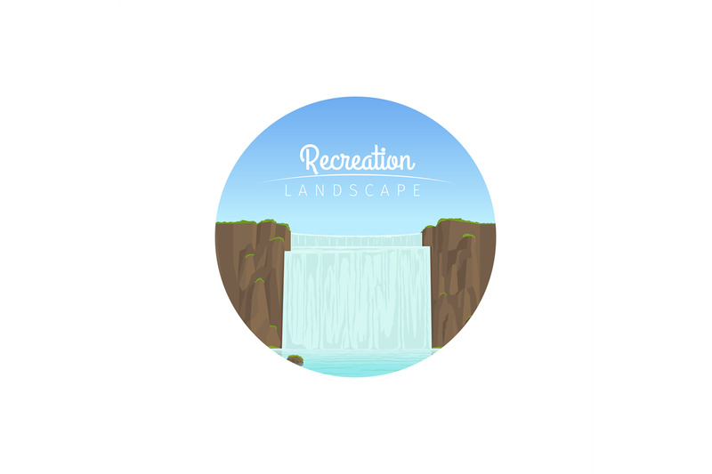 recreation-landscape-circle-icon