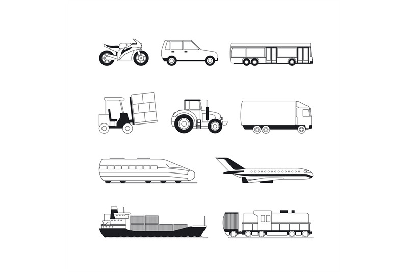 outline-transport-black-icons