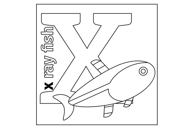 letter-x-coloring-page