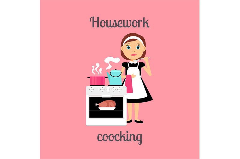 housekeeper-woman-cooking