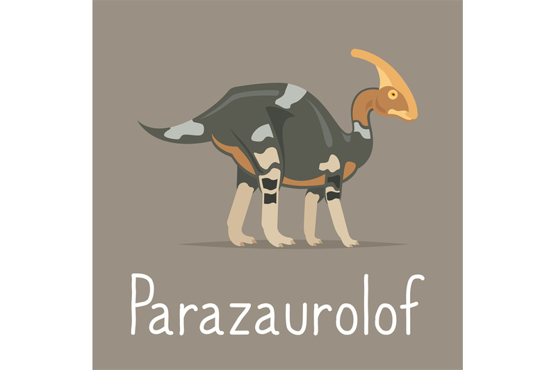 parazaurolof-dinosaur-colorful-card