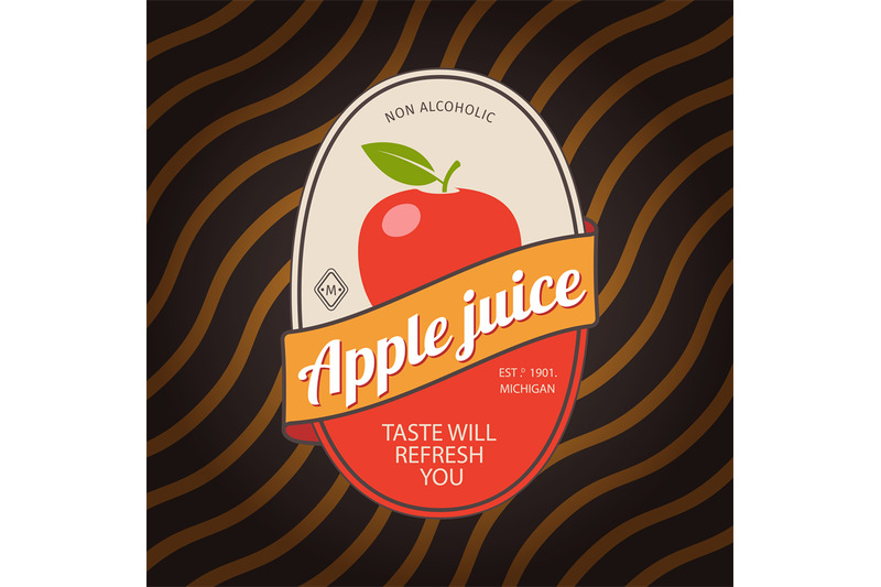 apple-juice-retro-fruit-label