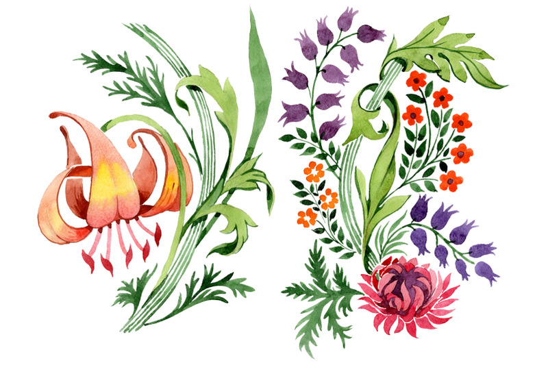 floral-ornament-sunny-watercolor-png-nbsp