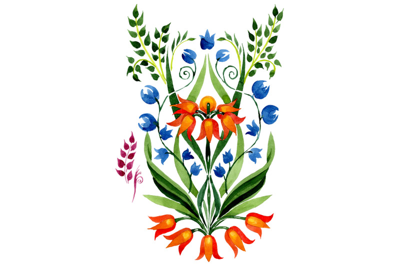 floral-ornament-traditional-watercolor-png