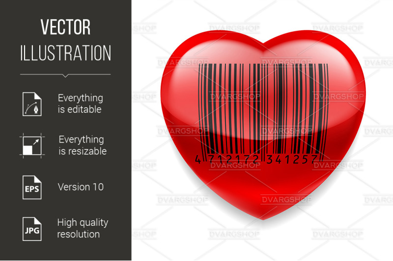 red-heart-with-barcode